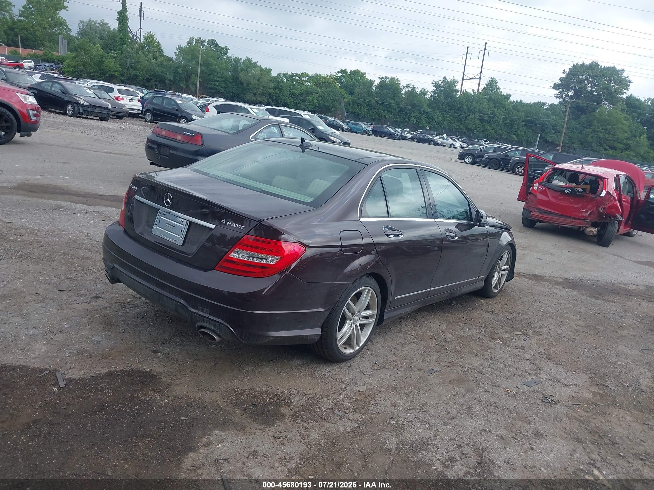 2012 MERCEDES-BENZ C 300 SPORT 4MATIC