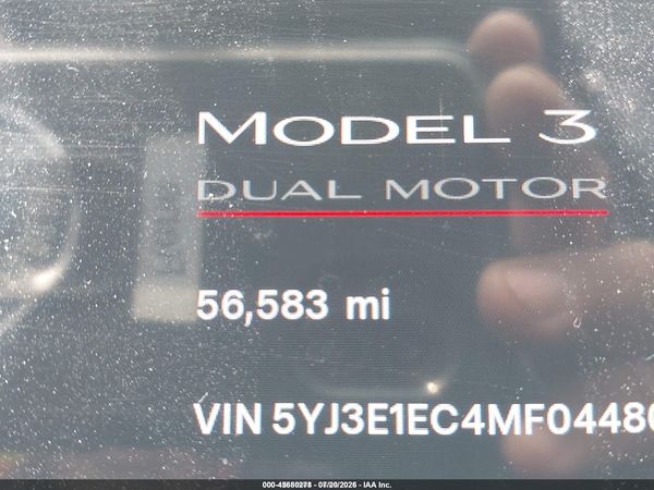 2021 TESLA MODEL 3