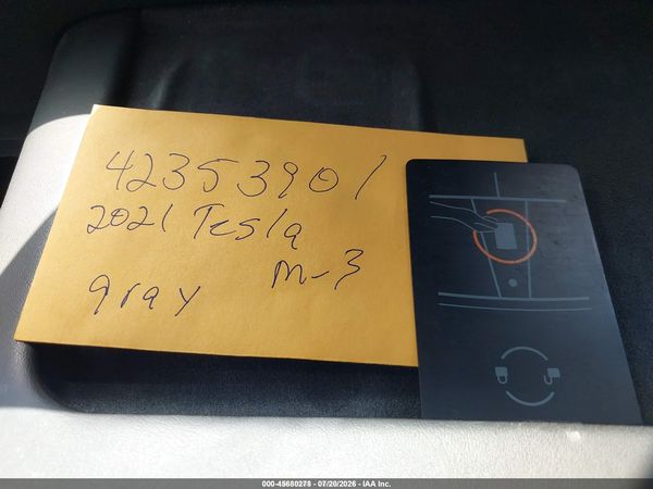 2021 TESLA MODEL 3