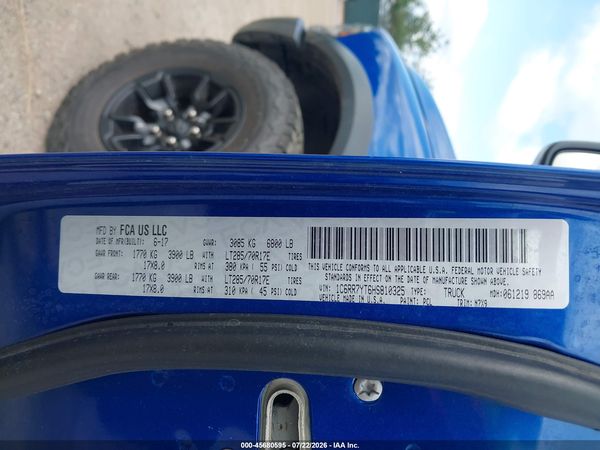 2017 RAM 1500 REBEL  4X4 5'7 BOX
