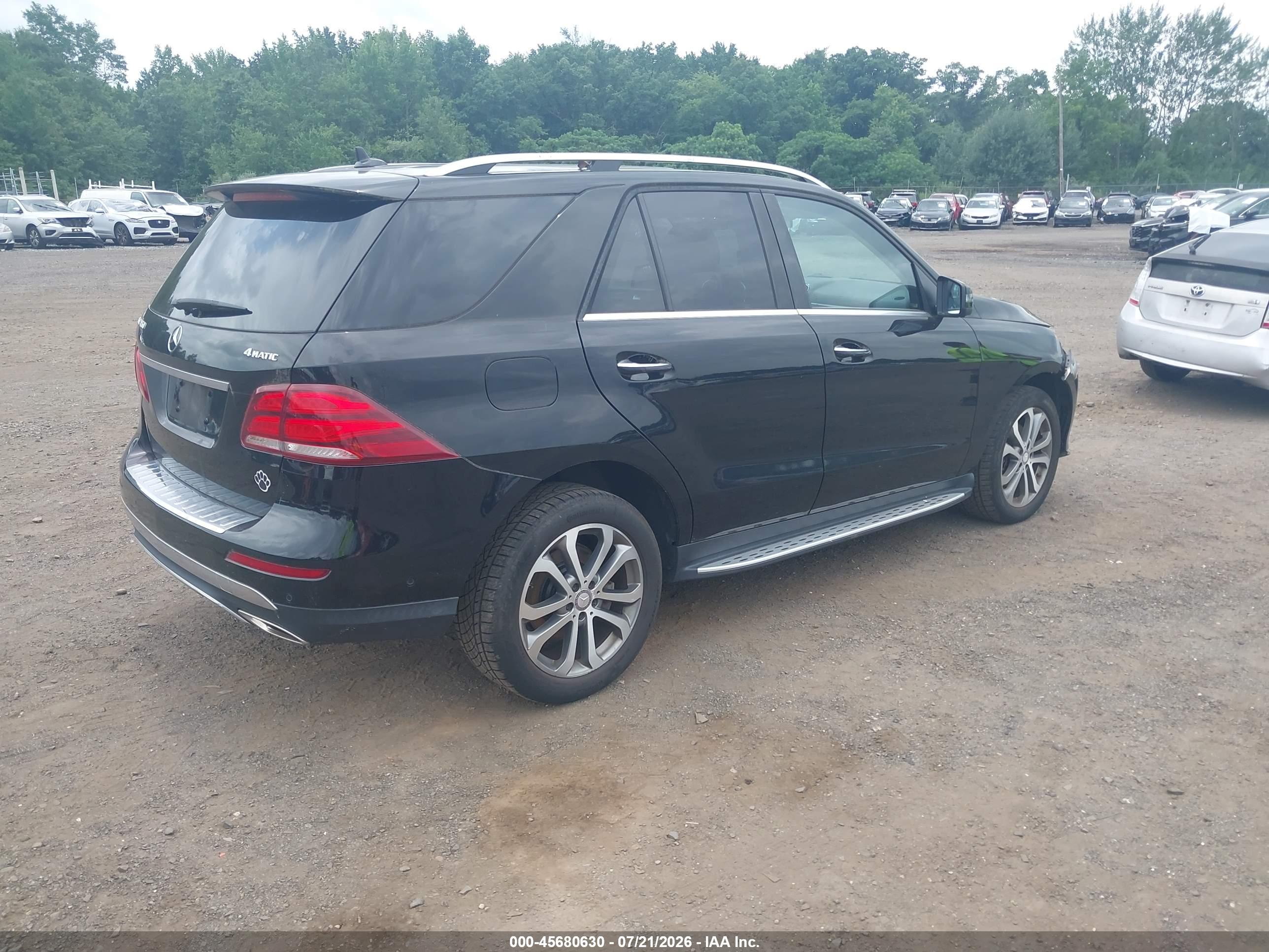 2016 MERCEDES-BENZ GLE 350 4MATIC