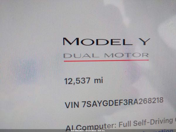 2024 TESLA MODEL Y