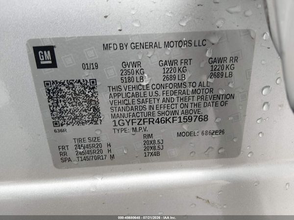 2019 CADILLAC XT4 SPORT