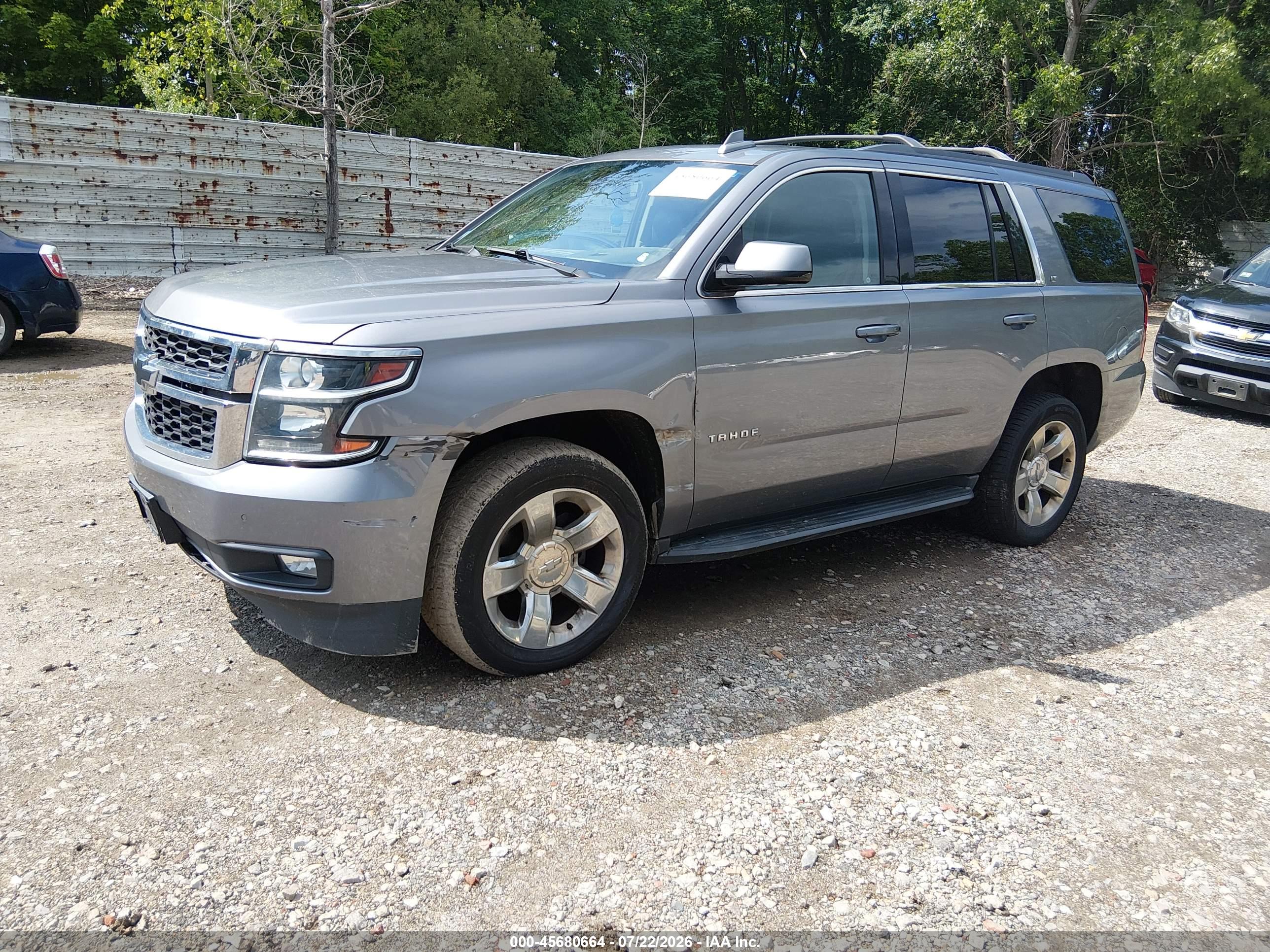 2018 CHEVROLET TAHOE LT — I2