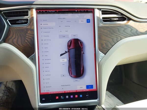 2018 TESLA MODEL S 100D/75D/P100D