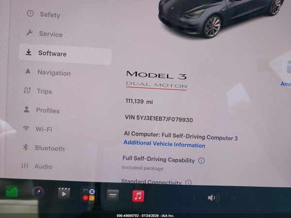 2018 TESLA MODEL 3 LONG RANGE/PERFORMANCE