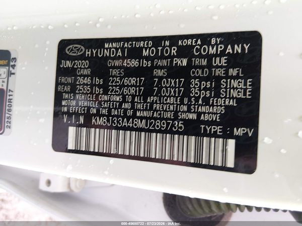 2021 HYUNDAI TUCSON VALUE