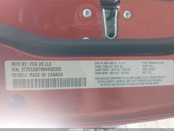 2021 CHRYSLER 300 300S — I9