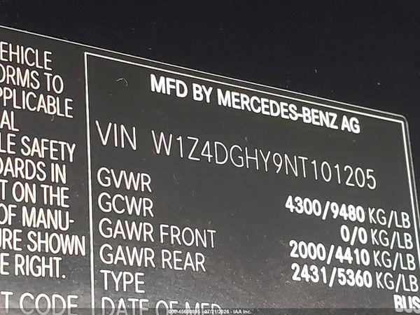 2022 MERCEDES-BENZ SPRINTER 2500 HIGH ROOF I4 DIESEL