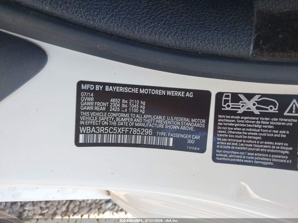 2015 BMW 435I XDRIVE