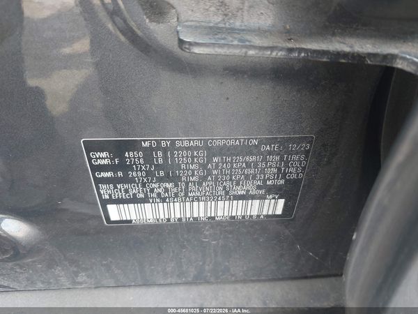 2024 SUBARU OUTBACK PREMIUM