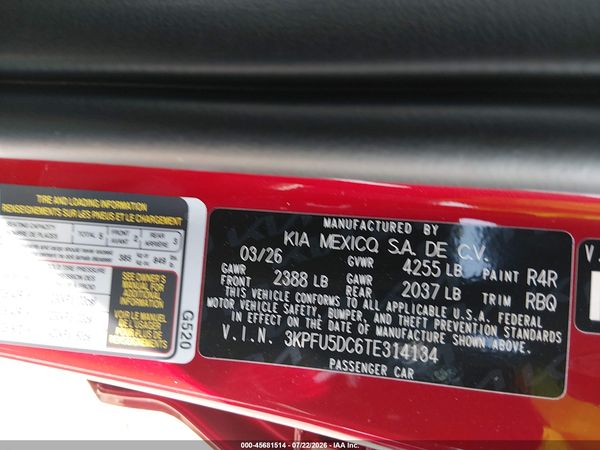2026 KIA K4 GT-LINE TURBO