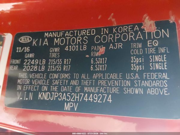 2017 KIA SOUL +