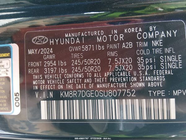 2025 HYUNDAI PALISADE