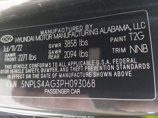 2023 HYUNDAI ELANTRA SEL