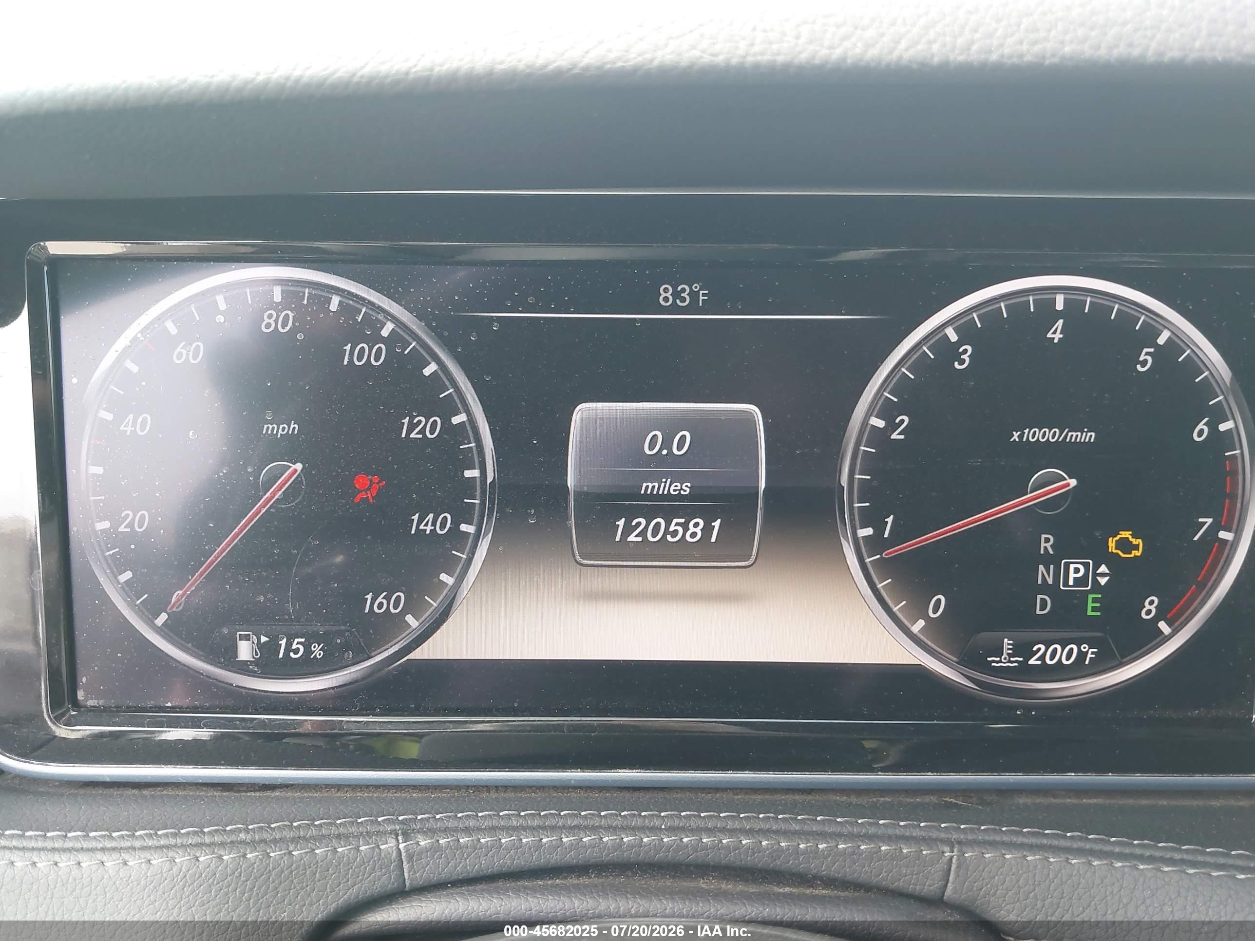 2014 MERCEDES-BENZ S 550 S550
