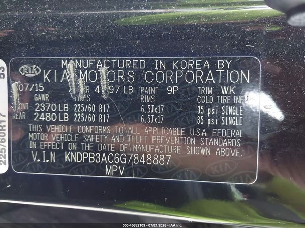 2016 KIA SPORTAGE LX
