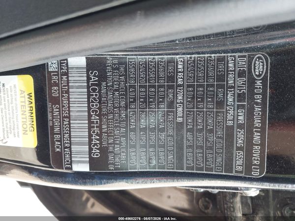 2015 LAND ROVER DISCOVERY SPORT HSE