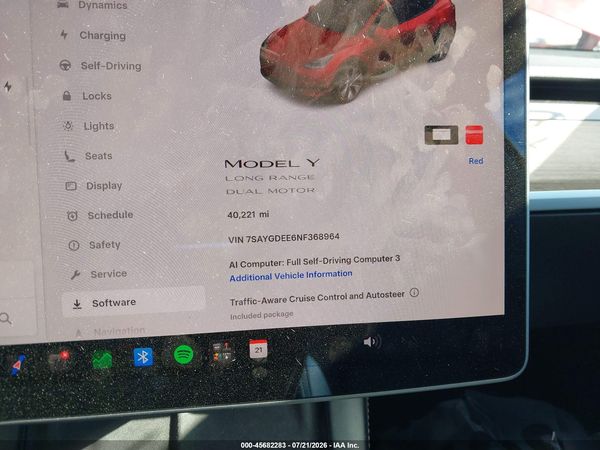 2022 TESLA MODEL Y