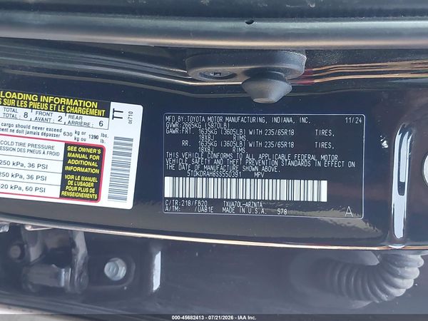 2025 TOYOTA HIGHLANDER LE