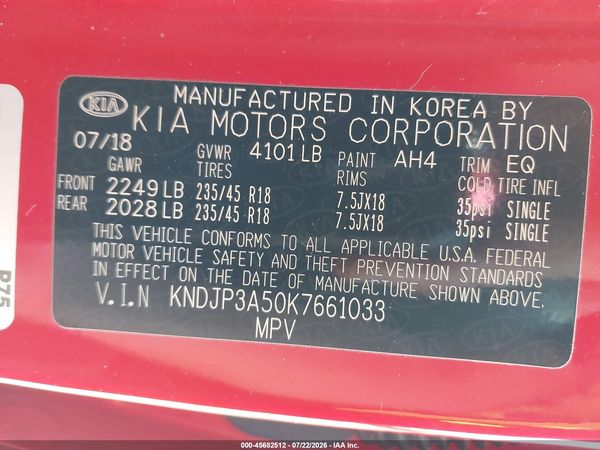 2019 KIA SOUL +