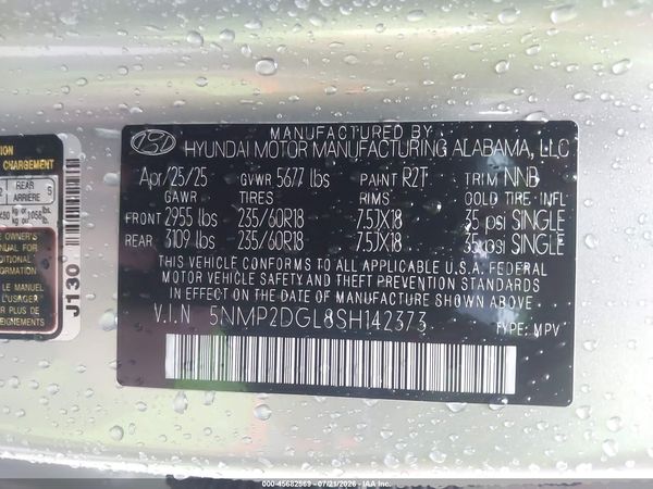 2025 HYUNDAI SANTA FE SEL