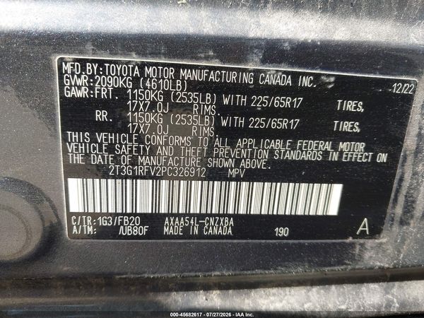 2023 TOYOTA RAV4 LE