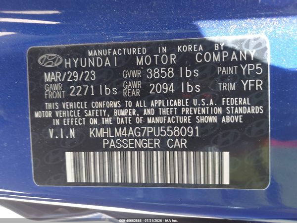 2023 HYUNDAI ELANTRA SEL