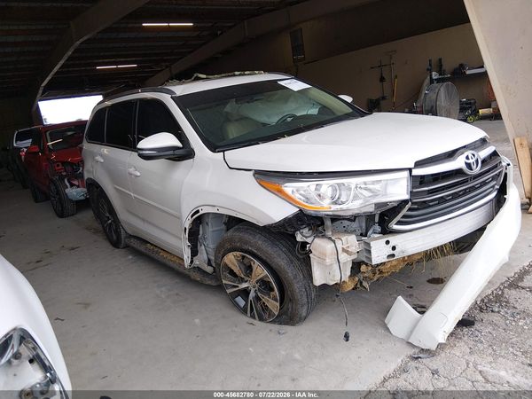 2016 TOYOTA HIGHLANDER XLE V6