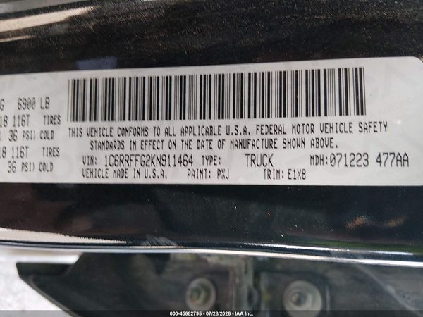 2019 RAM 1500