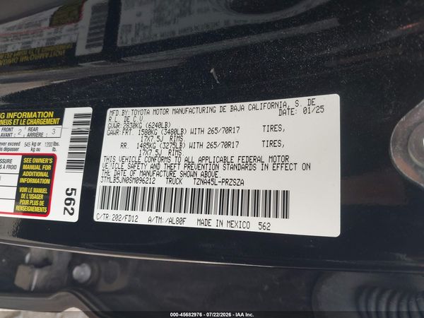 2025 TOYOTA TACOMA TRD OFF ROAD
