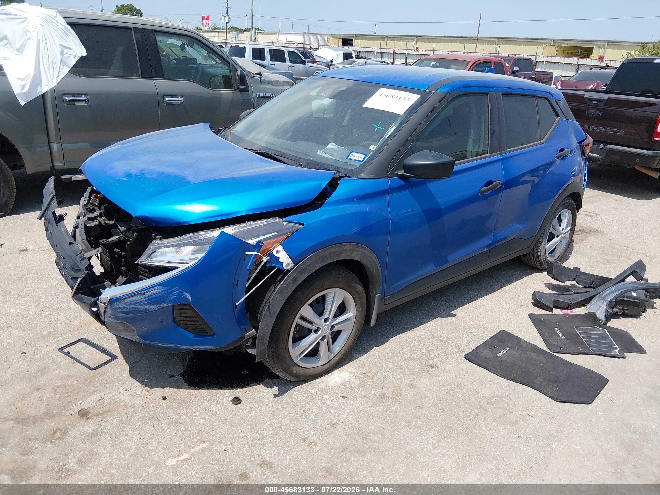 2021 NISSAN KICKS S XTRONIC CVT — I2