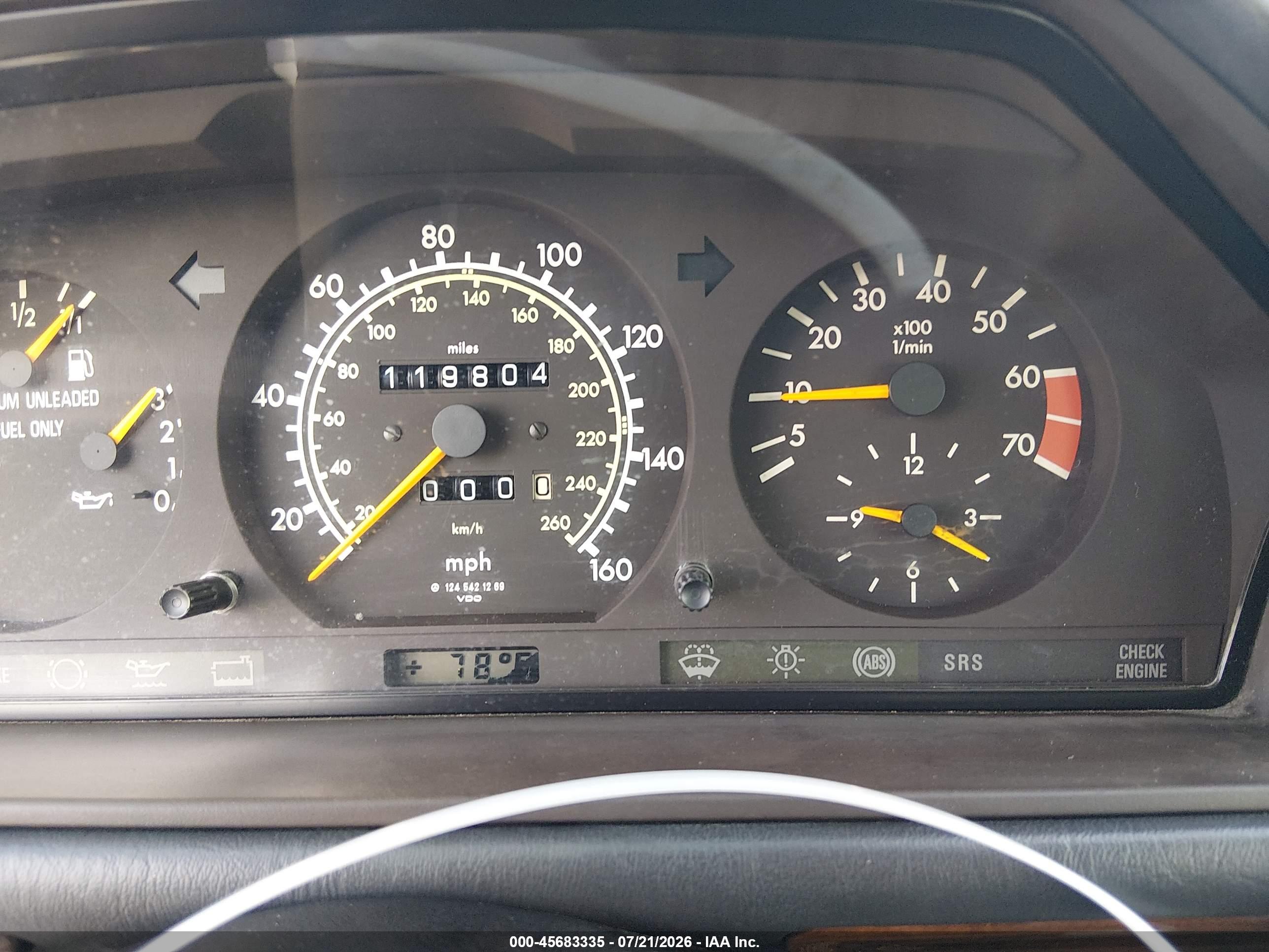 1994 MERCEDES-BENZ E E420 124