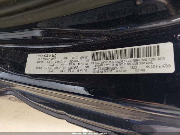 2019 RAM 1500 CLASSIC TRADESMAN  4X2 8' BOX