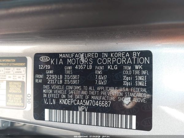 2021 KIA SELTOS LX