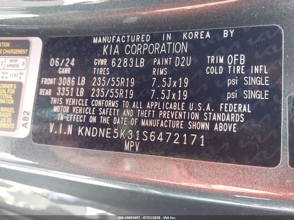 2025 KIA CARNIVAL MPV SX PRESTIGE