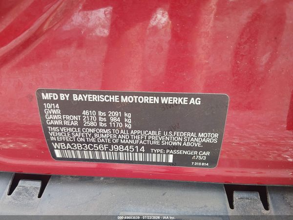 2015 BMW 328I XDRIVE
