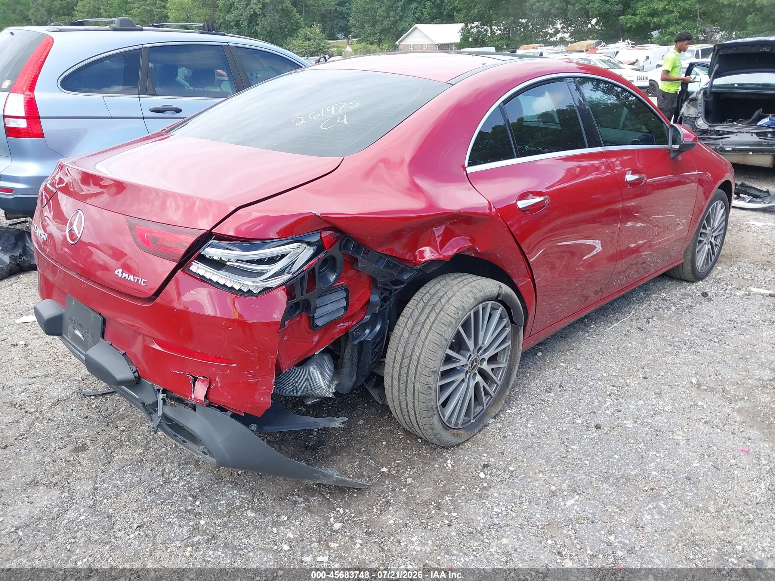 2021 MERCEDES-BENZ CLA 250 4MATIC