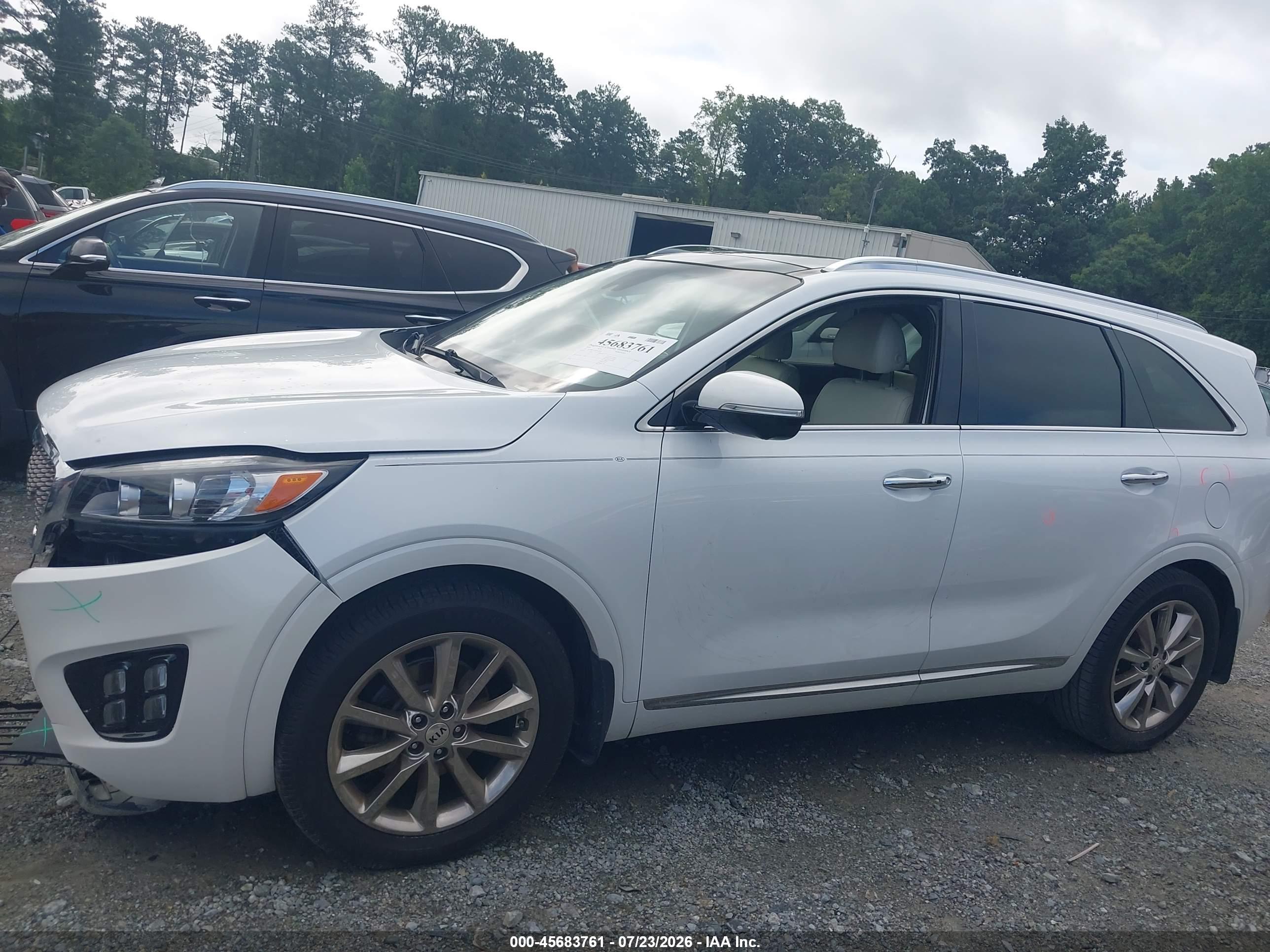 2018 KIA SORENTO 3.3L SXL