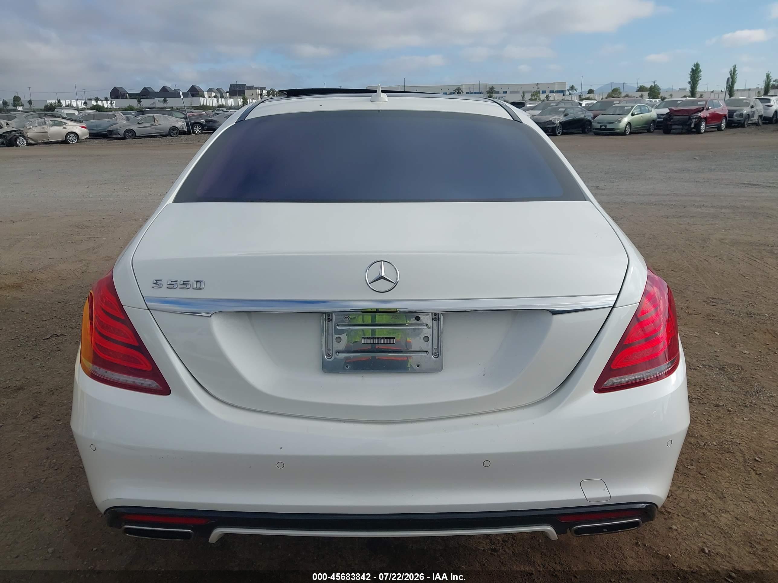 2015 MERCEDES-BENZ S 550 S550