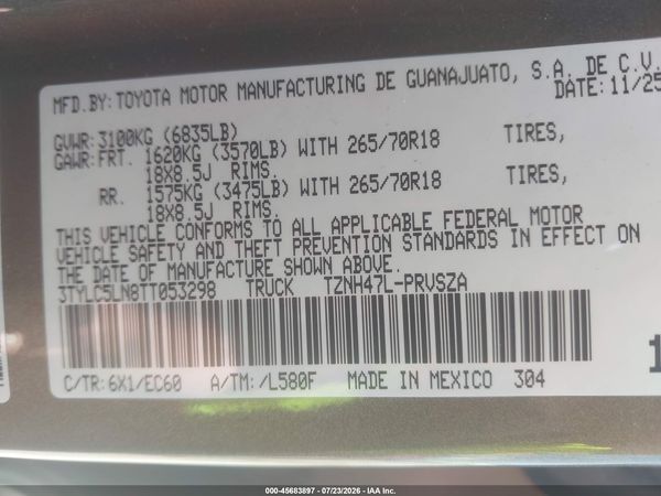 2026 TOYOTA TACOMA HYBRID TRAILHUNTER