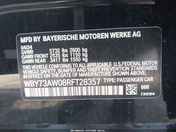 2024 BMW I4 GRAN COUPE EDRIVE40
