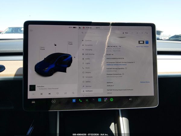 2020 TESLA MODEL Y