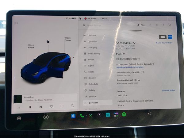 2020 TESLA MODEL Y
