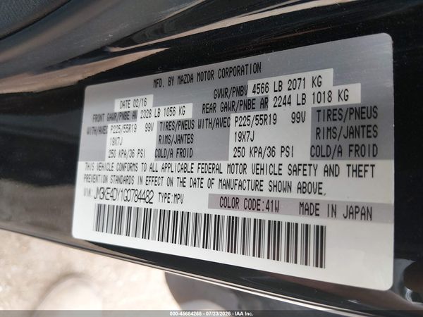 2016 MAZDA CX-5 GRAND TOURING