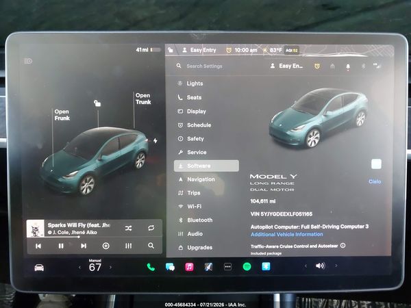 2020 TESLA MODEL Y