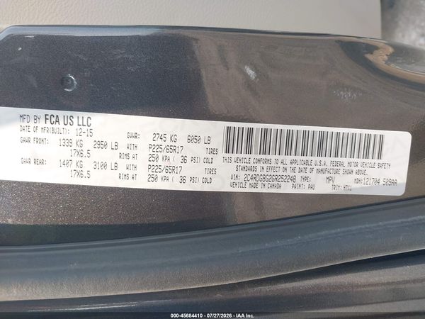 2016 DODGE GRAND CARAVAN AMERICAN VALUE PKG