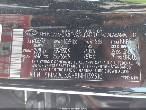 2022 HYUNDAI TUCSON SEL