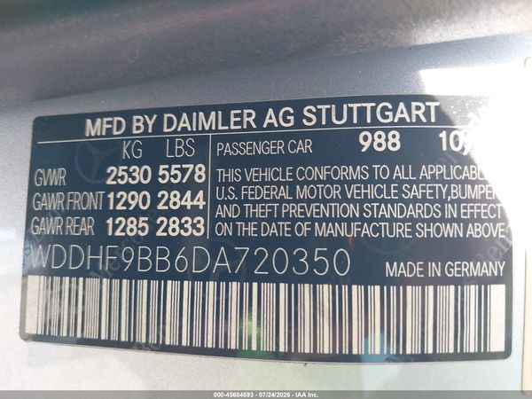 2013 MERCEDES-BENZ E 550 4MATIC