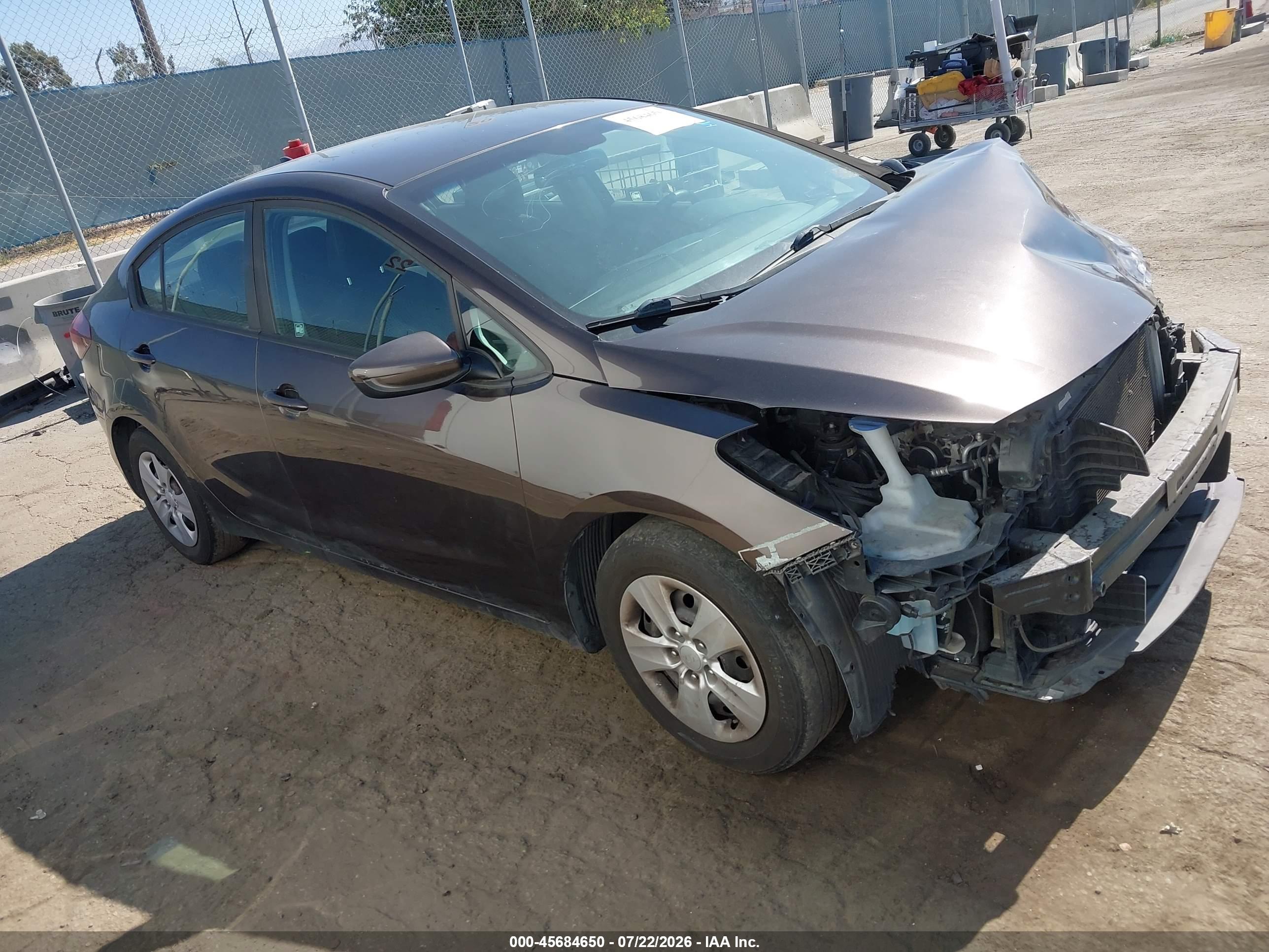 2018 KIA FORTE LX